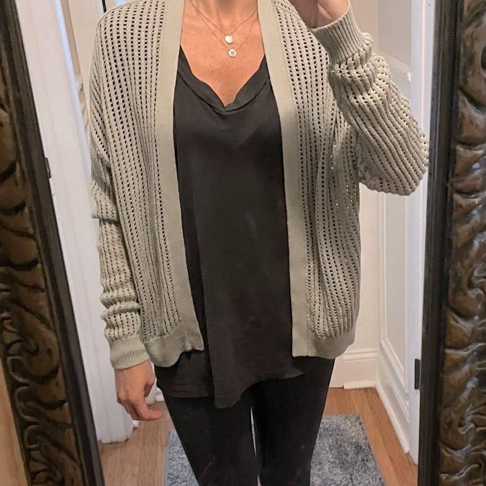 Express Open Stitch Cardigan